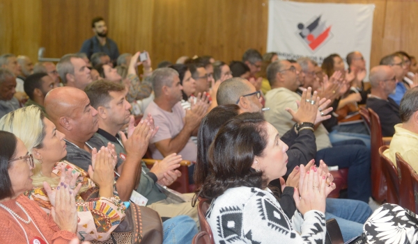 A 5 Conferência Estadual RJ das Trabalhadoras e Trabalhadores no Ramo Financeiro lotou o anfiteatro do Clube de Engenharia, no Rio. Funcionários e técnicos trabalharam muito para a oprganização do evento