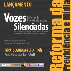 Pesquisa mostra que mídia silenciou vozes que discordam da reforma da Previdência