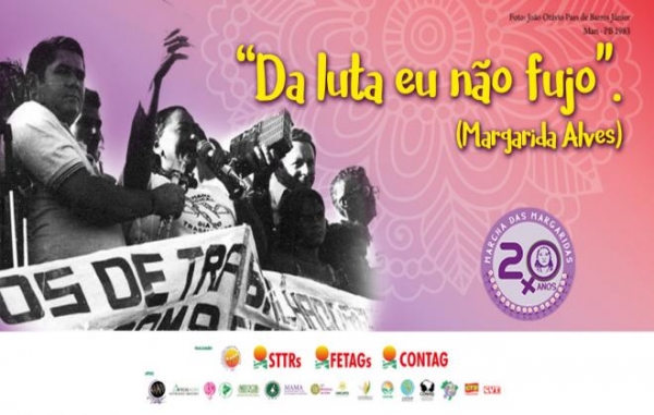 20 anos da Marcha das Margaridas: trajetória de resistência e luta das mulheres do campo, da floresta e das águas!