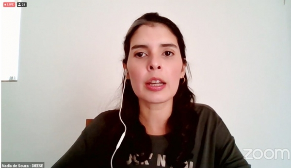 A economista Nadia Vieira de Souza, do Departamento Intersindical de Estatística e Estudos Socioeconômicos