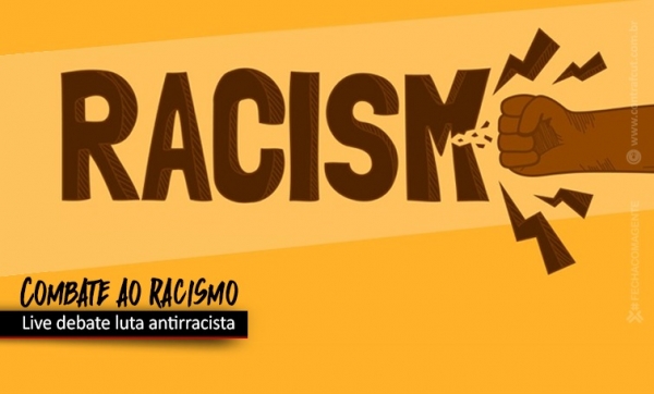 Live debate luta contra o racismo no Brasil