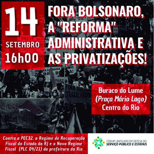 Servidores ocupam Brasília na terça (14) contra a reforma Administrativa