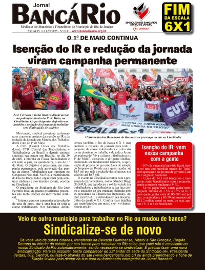 Bancário 6417 de 6 a 12/5/2025