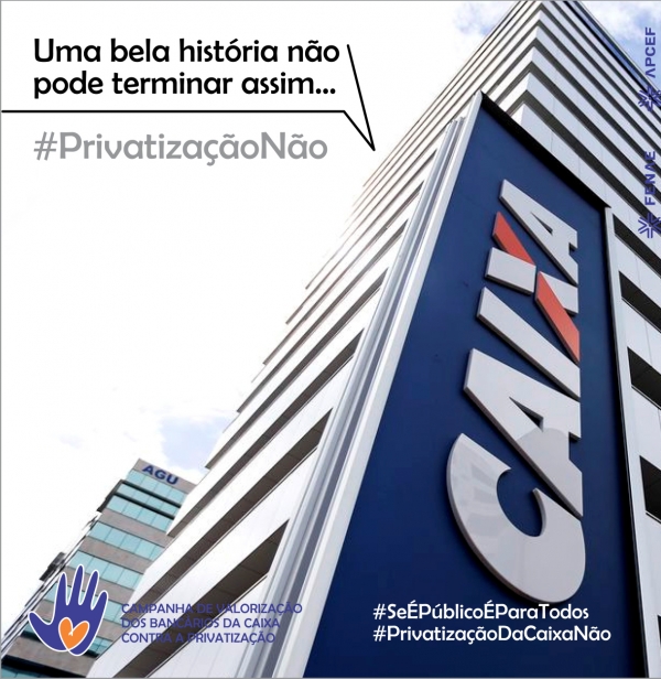 Bolsonaro ataca a  CEF  e  quer  privatizar