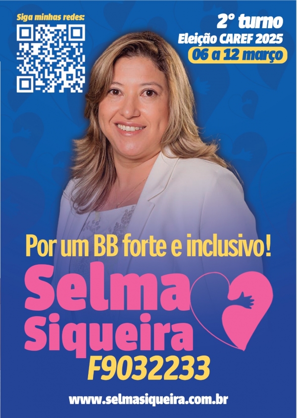 Contraf-CUT, Federa/RJ e Sindicato apoiam Selma Siqueira para Caref do BB